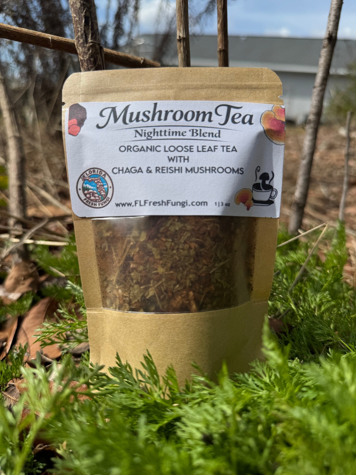 Forid Tea Nighttime Mushroom Tea – Florida Fresh Fungi